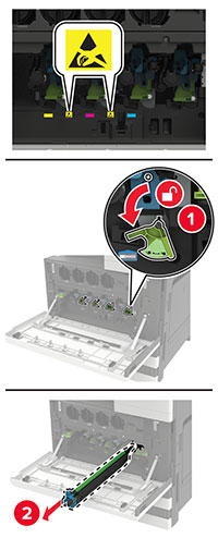 Replacing A Photoconductor Unit Lexmark CX924