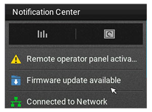 Updating The Firmware Using The Control Panel Lexmark Cs