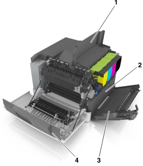 Parts of the printer