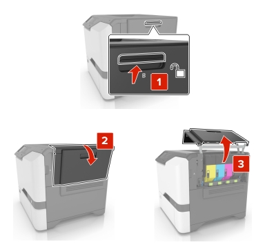 Replacing the transfer module | Lexmark CS725