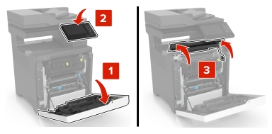 Replacing the fuser | Lexmark CX725