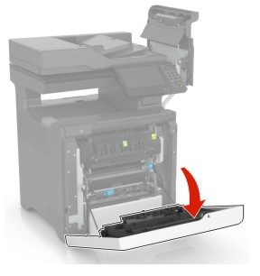 Replacing the transfer module | Lexmark CX725
