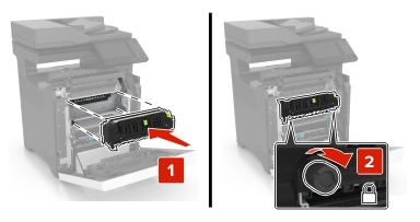 Replacing the fuser | Lexmark CX725