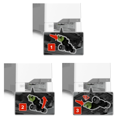 Replacing the pick roller | Lexmark CX725
