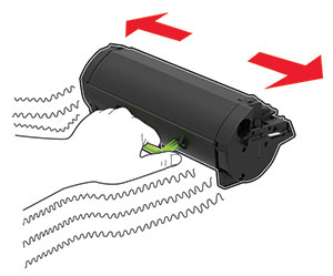 Replacing the toner cartridge | Lexmark B2338