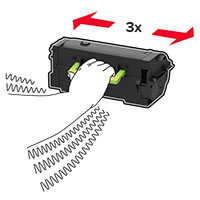 Replacing the toner cartridge | Lexmark MX722
