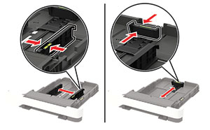 Loading trays | Lexmark CX522