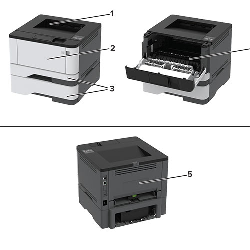 Identifying jam locations Lexmark MS431
