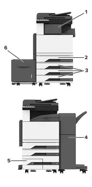 Printer configurations | Lexmark CX930