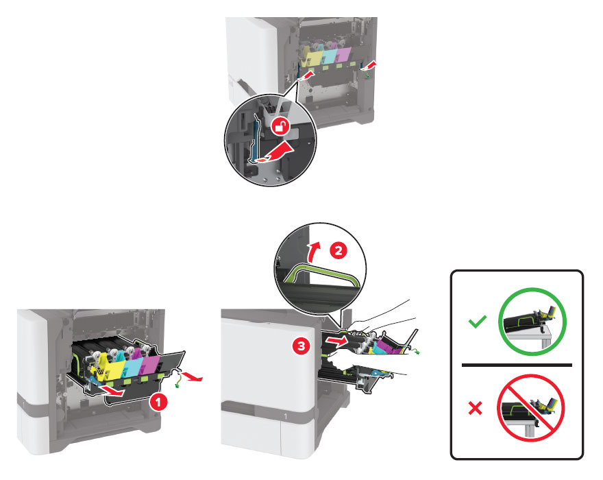 Printer not printing black Lexmark CS730