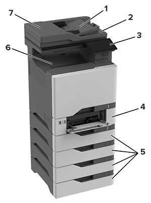 Printer configurations | Lexmark XC4352