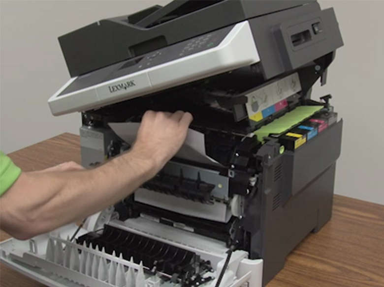 Unpacking the printer | Lexmark XC2130