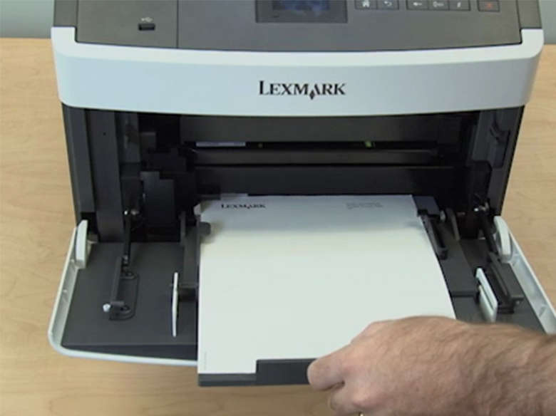 为一面（单面）打印加载多功能进纸器