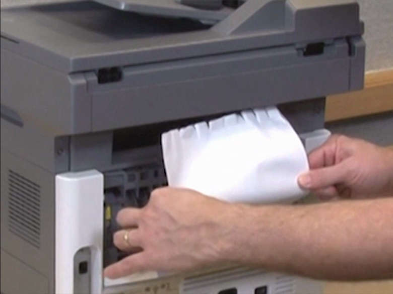 Remove the jammed paper