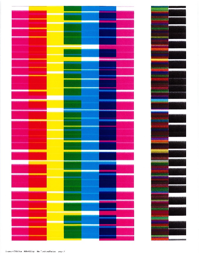 Lexmark / CXx10 Print Quality Diagnosis ? Banding on Printed Color Page | Lexmark CS310