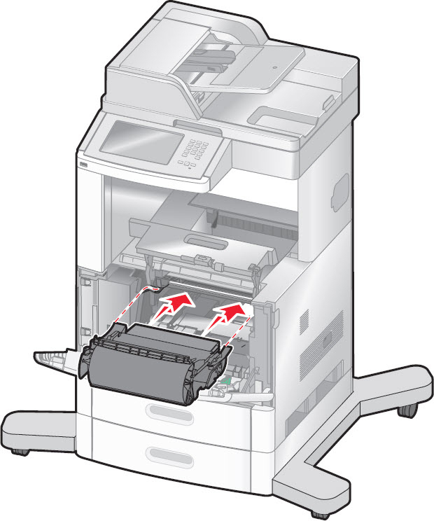 Squeaking Noise Coming from Left Side of the Multipurpose Feeder on a Lexmark T65x X65x Series Printer | Lexmark TS652