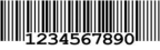 A sample image of MSI bar code.