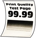  A printout that curls