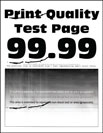  A page with defects appearing at fixed intervals