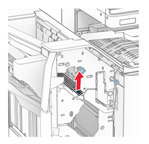 Handle R4 inside the finisher is lifted.