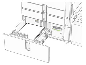 Correct way of loading letterhead is shown.