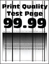 A printed page with dark vertical lines.