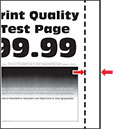 A page with margins that do not match the defined margins.