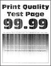 A printed page with white vertical lines.