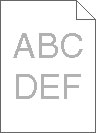 印刷の文字が薄すぎるページ