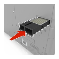 Installation du filtre de sortie