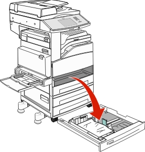 standard tray removed