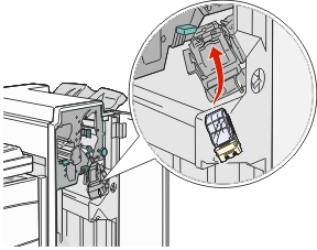 install the staple cartridge holder