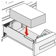 picture showing how to load the paper