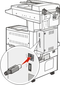 attach usb cable