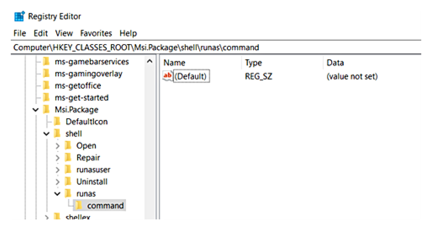 A screenshot showing the field command.