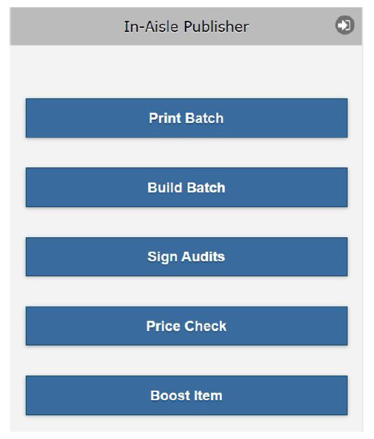 A screenshot of the homepage.