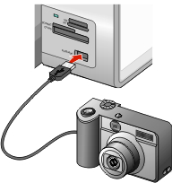 pictbridge camera cable and printer