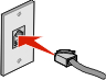 plugging phone cable into wall