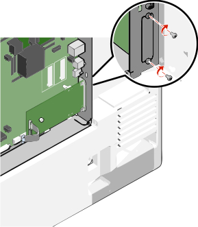 attaching ISP screws