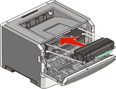 reinstall toner cartridge in photoconductor kit