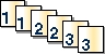 Print multiple copies of a document as group of pages.