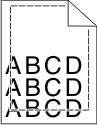 A print with incorrect margins