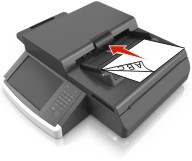 Papel carregado no ADF