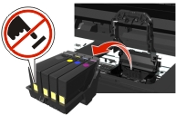 The illustration shows the printhead being removed.