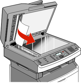 open the scanner cover
