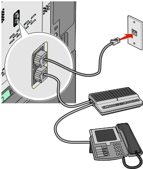 EXT port connection