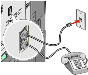 connecting a telephone