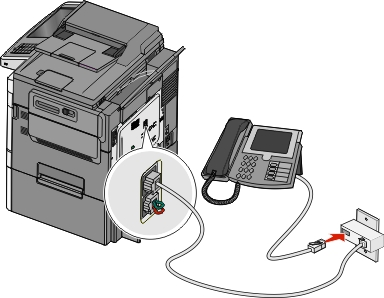 connect phone to the adapter