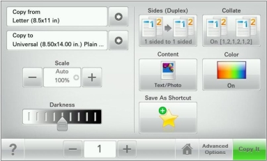 sample touch screen