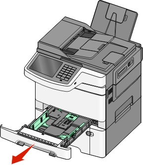 picture of an open standard tray